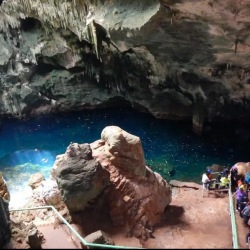 Cruise on a Yacht With Gasparee Cave Experience
